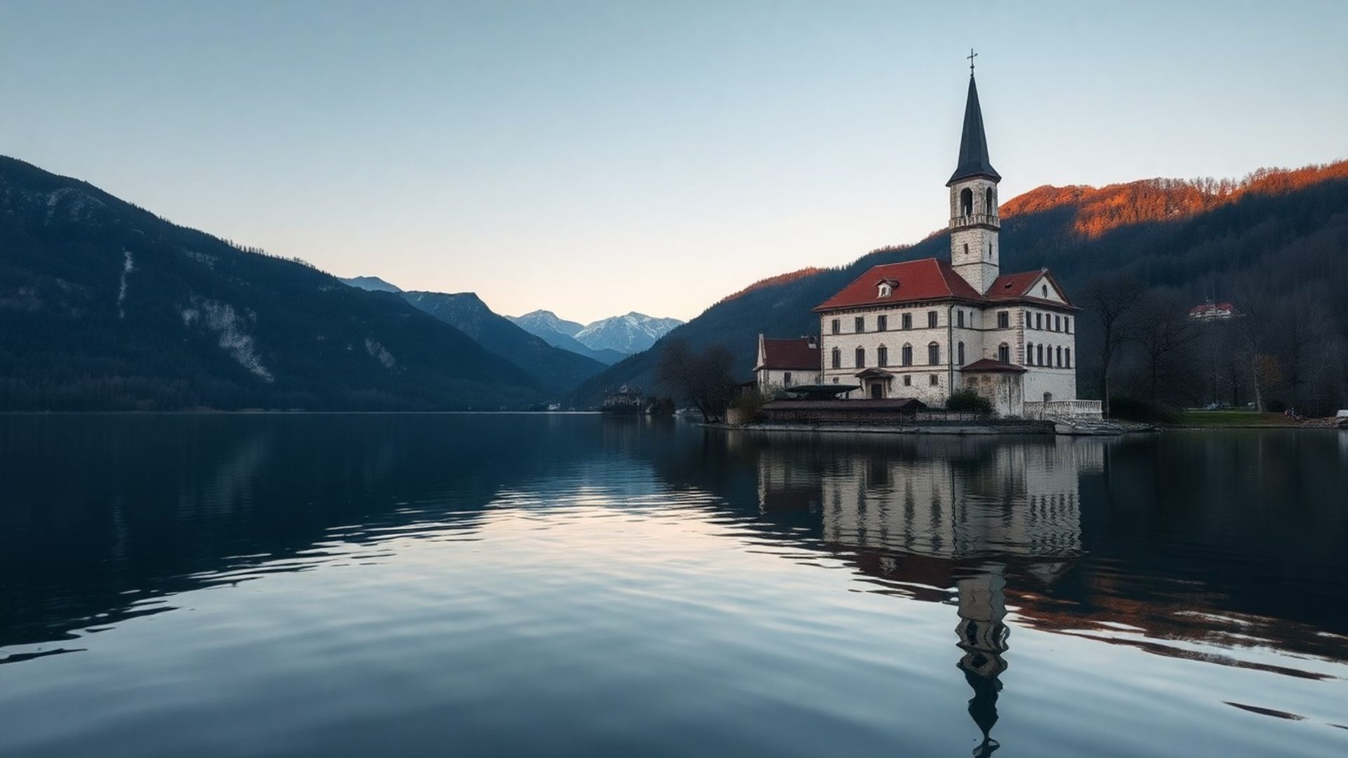 Blejsko jezero v jasni alpski svetlobi
